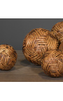 Set de 5 rattan "Takraw" balonul din Indonezia