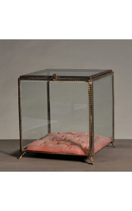 19th century style square jewelry box