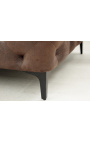 Bench "Rea" articole cu eticheta Art Deco Chesterfield Chocolate Suede