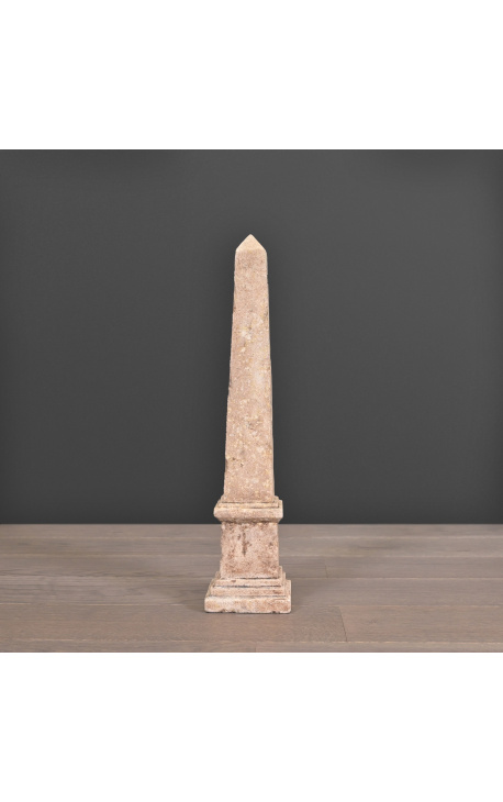 Obelisk en piedra de arena de 40 cm tamaño M