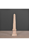 Obelisk carved in sandstone of 40 cm size M