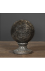 Sfera per scale in marmo nero