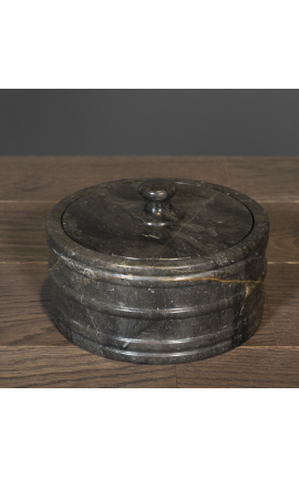 Elegante lunetta del XVIII secolo in marmo nero