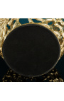 Dekorativni posudak odgođen KORY od čelika i zlatnog metala - 40 cm