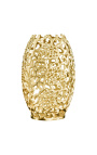 CORY Stahl und Gold Metall dekorative Vase - 50 cm