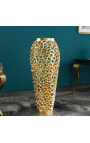 Deco vase CORY metal and gold aluminium - 90 cm