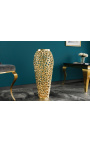 Deco Vase CORY metall und gold aluminium - 90 cm