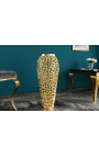 Деко ваза CORY металлический и золотой алюминий - 90 cm