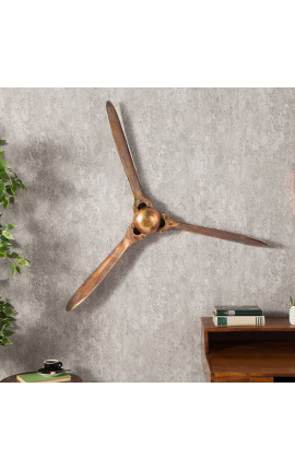 Zrakoplovni propeler za zidnu dekoraciju od bakrenog aluminija - 97 cm