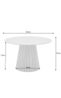 Ronde eettafel PARMA 120 cm lichte eik