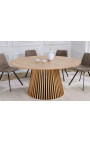 Table de repas ronde PARMA 120 cm chêne clair