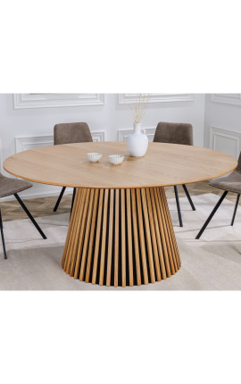 Ronde eettafel PARMA 120 cm lichte eik