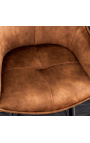 Set von 2 Barstühlen "Euphorie" caramel samtdesign