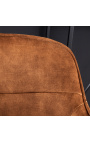 Sestav od 2 barske stolice "Euforičan" dizajn karamelnog baršuna