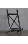 Nomadic painter's easel in patinated balck wood