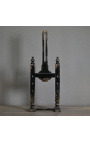 Flemish style easel for painter in patinated black wood