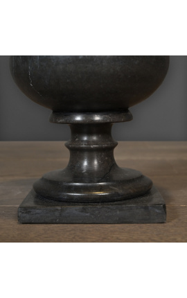 Medici vase in 19th style black marble - Size S