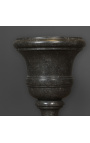Vrtna vaza od crnog mramora u stilu 18. stoljeća - veličina S