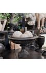 Stor skål i svart marmor i 1700-talsstil
