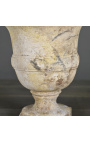 Vase de jardin en pierre de sable de style XVIIIème - Taille S
