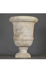 18th century style sandstone garden vase - Size M