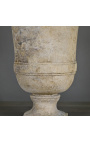 Vaso da giardino in pietra arenaria stile XVIII secolo - Misura M