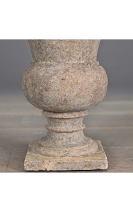 Medici-Vase aus Sandstein im Stil des 18. Jahrhunderts – Größe S