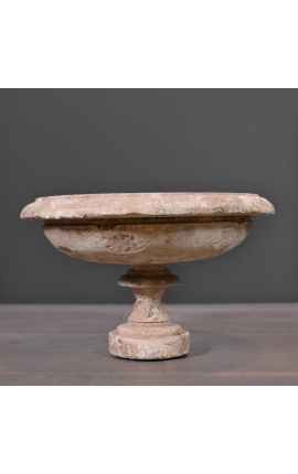 Large 18th century style sandstone bowl
