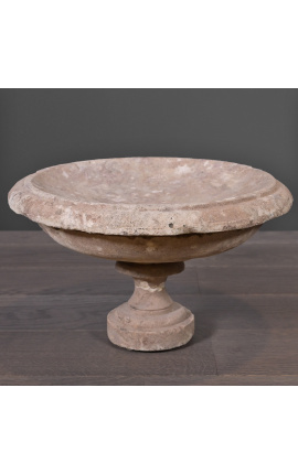 Large 18th century style sandstone bowl