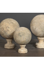 Set di 3 sfere di pietra arenaria