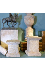 Комплект от 3 пиедестала от пясъчен камък в стил 19-ти век