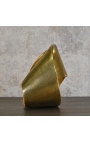 Escultura de cinta de Möbius dorado - Tamaño M