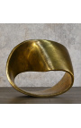 Скульптура из золотой ленты Мебиус - Размер M