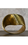 Golden Möbius Band Skulptur - Größe M