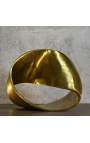 Escultura de cinta de Möbius dorado - Talla L