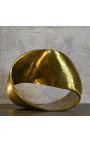 Golden Möbius Band Skulptur - Größe L