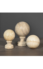 Set van 3 beige Onyx bollen