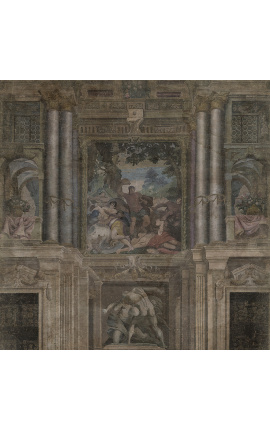 Papel de parede panorâmico Barroco &quot;Batalha&quot; n° 2&quot; - 3 m x 3,05 m