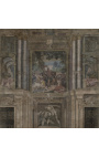 Panoramabehang Barok "Gevecht" n° 2" - 3 m x 3,05 m