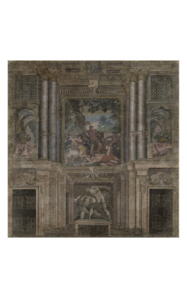 Carta da parati panoramica Barocco barocco "Battaglia" n. 2" - 3 m x 3.05 m