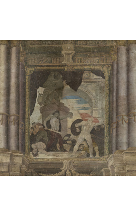 Panoramatická tapeta barokní &quot;Bitva&quot; číslo 1&quot; - 3 m x 3,05 m
