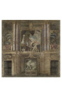 Panoramic wallpaper Baroque "Battle" n°1" - 3 m x 3.05 m