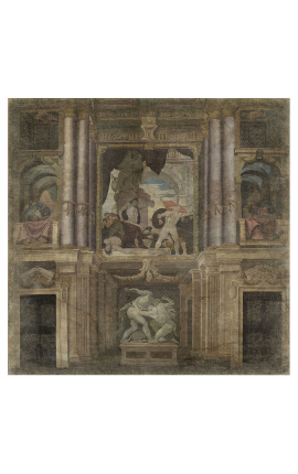 Panoramic wallpaper Baroque "Battle" n°1" - 3 m x 3.05 m