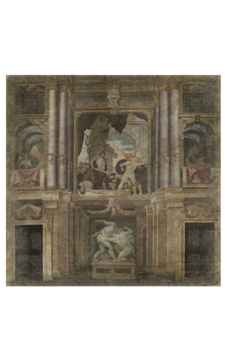 Papel de parede panorâmico Barroco "Batalha" n° 1" - 3 m x 3,05 m