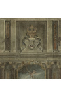 Panorama tapet barok "Kunsten" nr. 2" - 3,66 m x 3 m