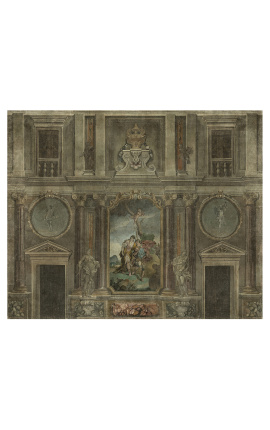 Panorama tapet barokk "Kunsten" nr 2" - 3,66 m x 3 m