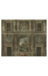 Panorama tapet barok Kunsten nr. 2 - 3,66 m x 3 m