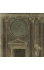 Panoramikus háttérkép Baroque "A művészetek" n°1" - 3.66 m x 3 m