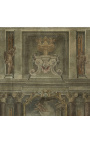 Panoramikus háttérkép Baroque "A művészetek" n°1" - 3.66 m x 3 m