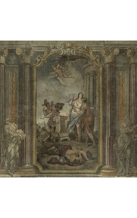 Panoramikus háttérkép Baroque &quot;A művészetek&quot; n°1&quot; - 3.66 m x 3 m